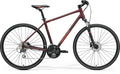 Shop Merida Crossway 20 Hybrid Bike - Matt Burgundy Red