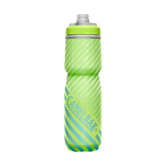 Camelbak Podium Chill Bottle 24oz (Lime/Blue Stripe)