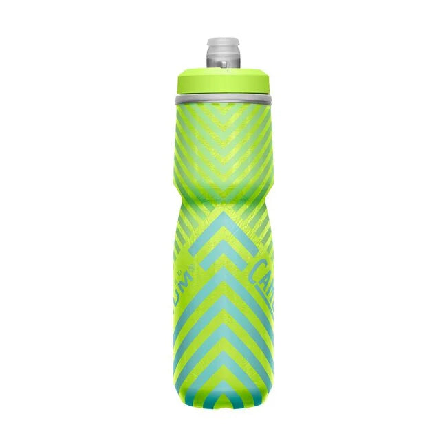 Camelbak Podium Chill Bottle 24oz (Lime/Blue Stripe)