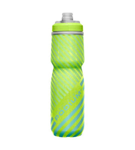 Camelbak Podium Chill Insulated Bottle 24oz (Lime/Blue Stripe)