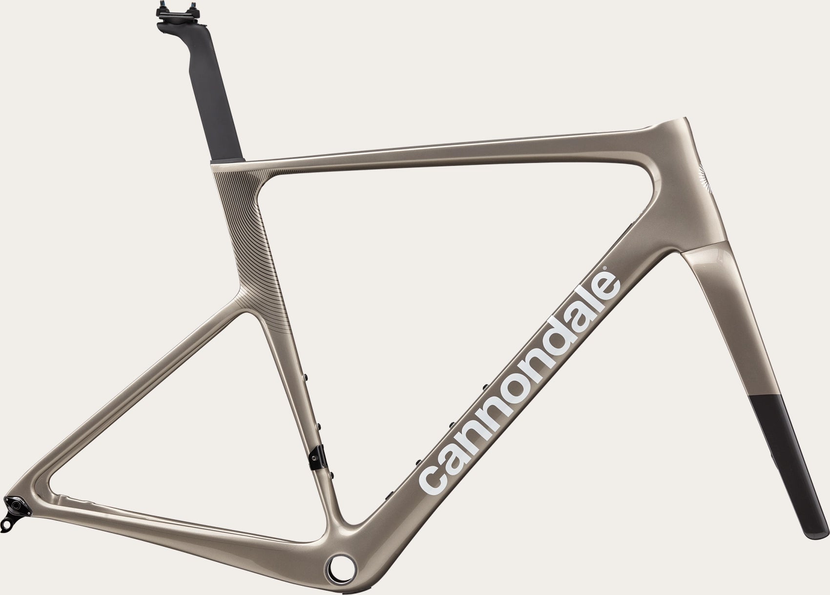 Cannondale SuperSix EVO Carbon lightweight road frame in Meteor Gray