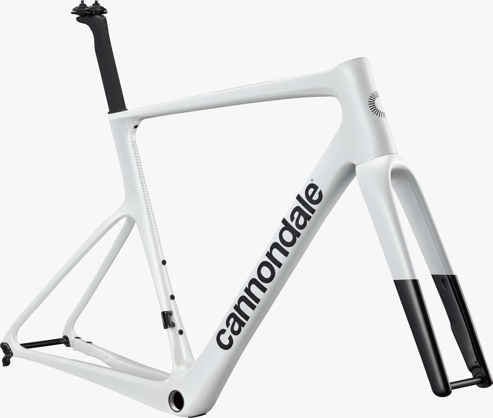 Cannondale SuperSix EVO Carbon lightweight silver road bike frame