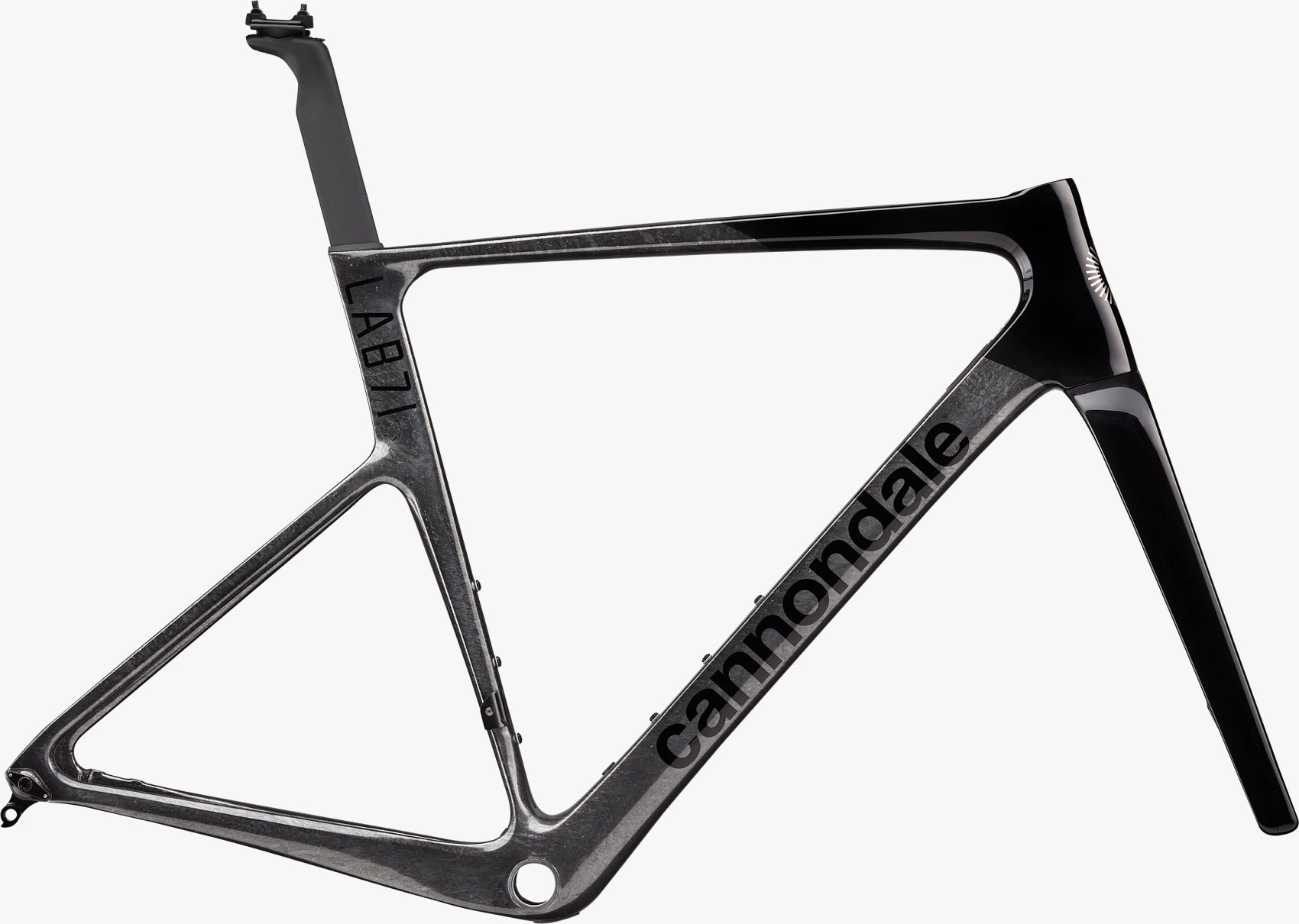 Cannondale SuperSix EVO LAB71 frameset Barbeque color side view