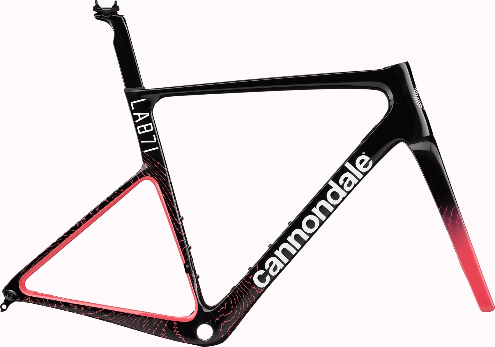 Cannondale SuperSix EVO LAB71 RBX frameset side view