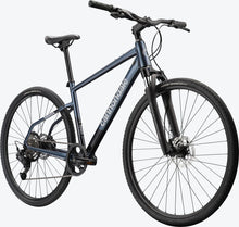 Cannondale Quick CX 3 Tungsten Blue hybrid bike full view