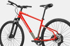 Side profile of Cannondale Quick CX 3 Rally Red bicycle