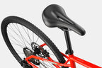 Top view of Cannondale Quick CX 3 Rally Red frame and handlebars