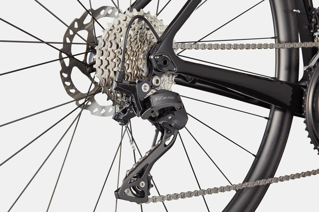 Cannondale SuperSix EVO 4 Black performance road bike with disc brakes