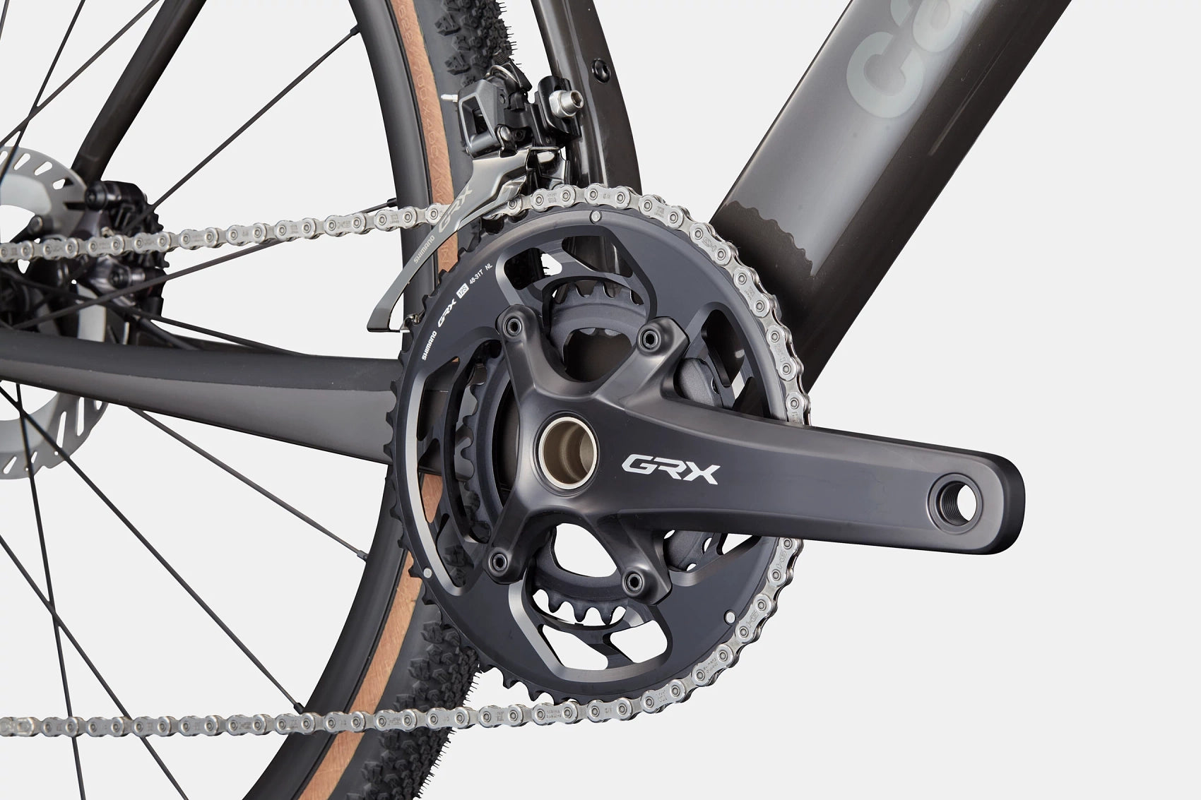 Shimano GRX 820 drivetrain on Cannondale SuperX Carbon 3 RAW