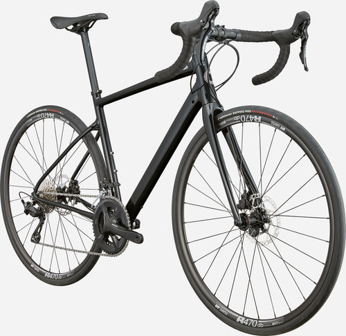 Cannondale Synapse 1 Black endurance bike with carbon fork and alloy frame