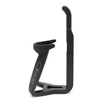 Side profile of the black Cateye BC-300 bottle cage, showing its angled design and Cateye branding.