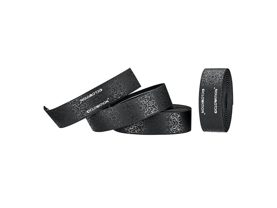 High grip cycling bar tape with vibration damping foam