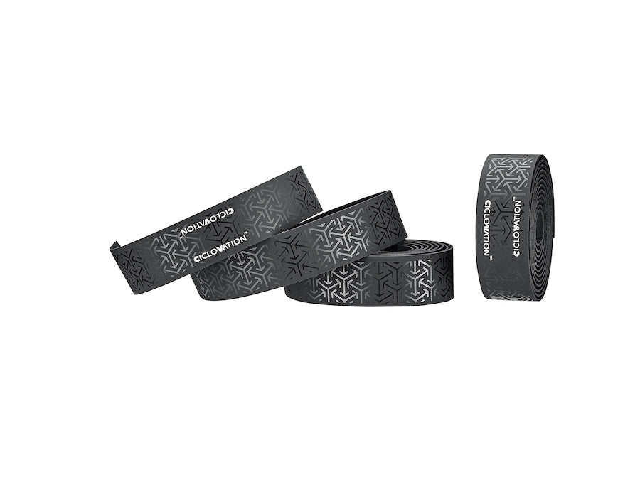 High grip cycling bar tape with vibration damping foam