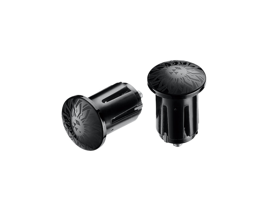 Shock absorbing 3mm handlebar tape with lock-in plugs