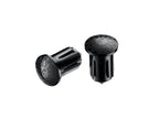Shock absorbing 3mm bar tape with lock-in plugs