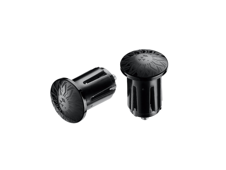 Shock absorbing 3mm bar tape with lock-in plugs