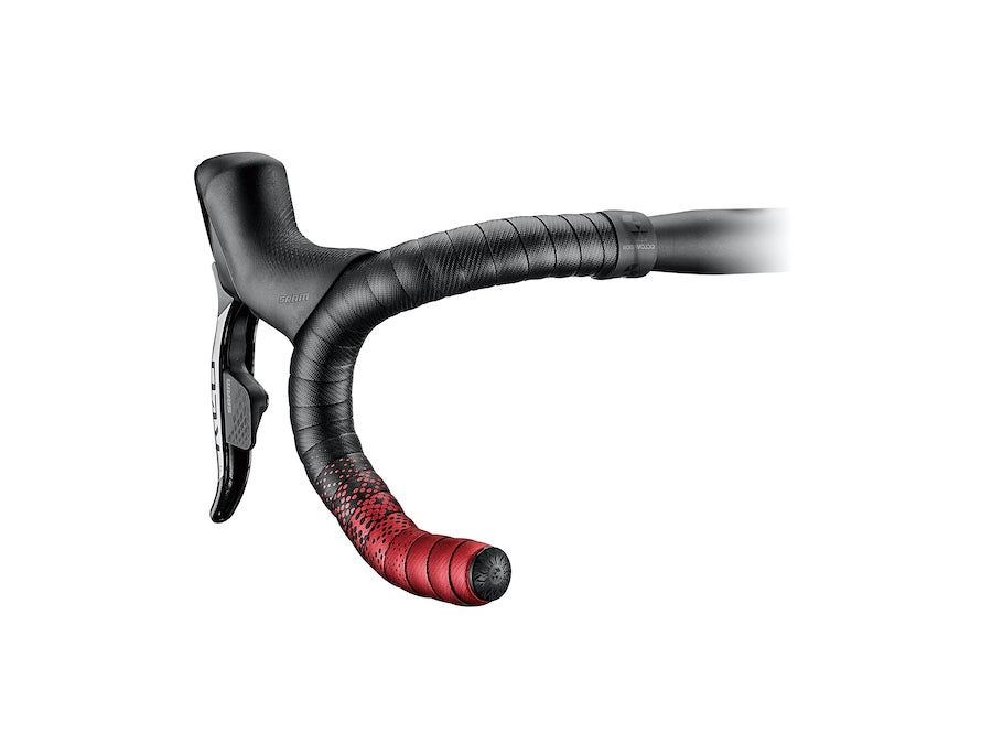 Metallic red cycling handlebar tape anti-slip synthetic leather