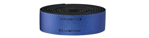Metallic blue cycling handlebar tape anti-slip synthetic leather