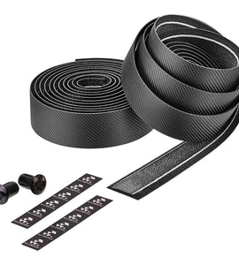 Ciclovation Advanced Bar Tape Leather Touch - 2D (Carbon Black)