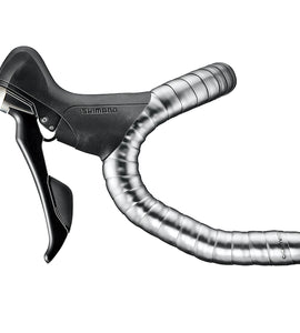 Ciclovation Advanced Bar Tape Leather Touch, Vapor (Metalic Platinum)