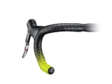 Ciclovation Leather Touch Bar Tape Fusion Series in vibrant Neon Yellow.
