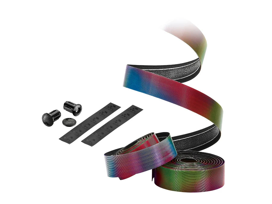 Ciclovation Poly Touch Halo bar tape Rainbow premium handlebar tape