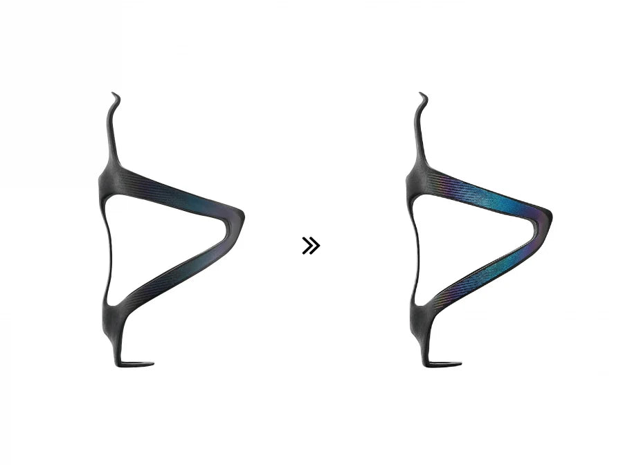 Ciclovation Premium Carbon Bottle Cage Spectrum Reflective