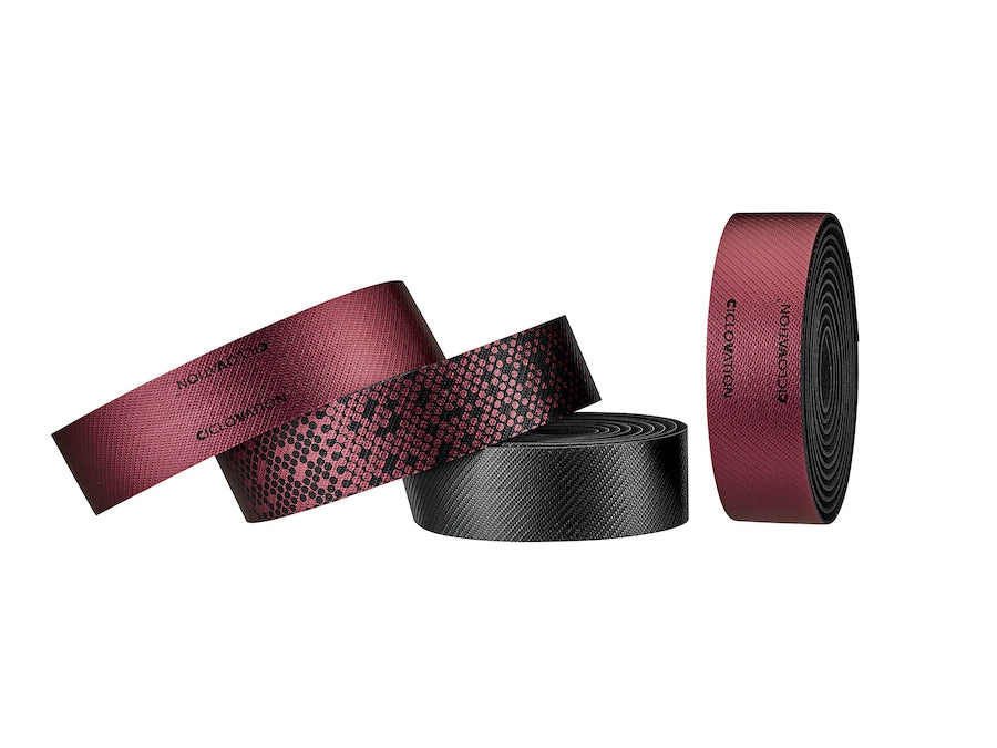 Anti-Slip and Shock-Absorbing Ruby Red Bike Bar Tape