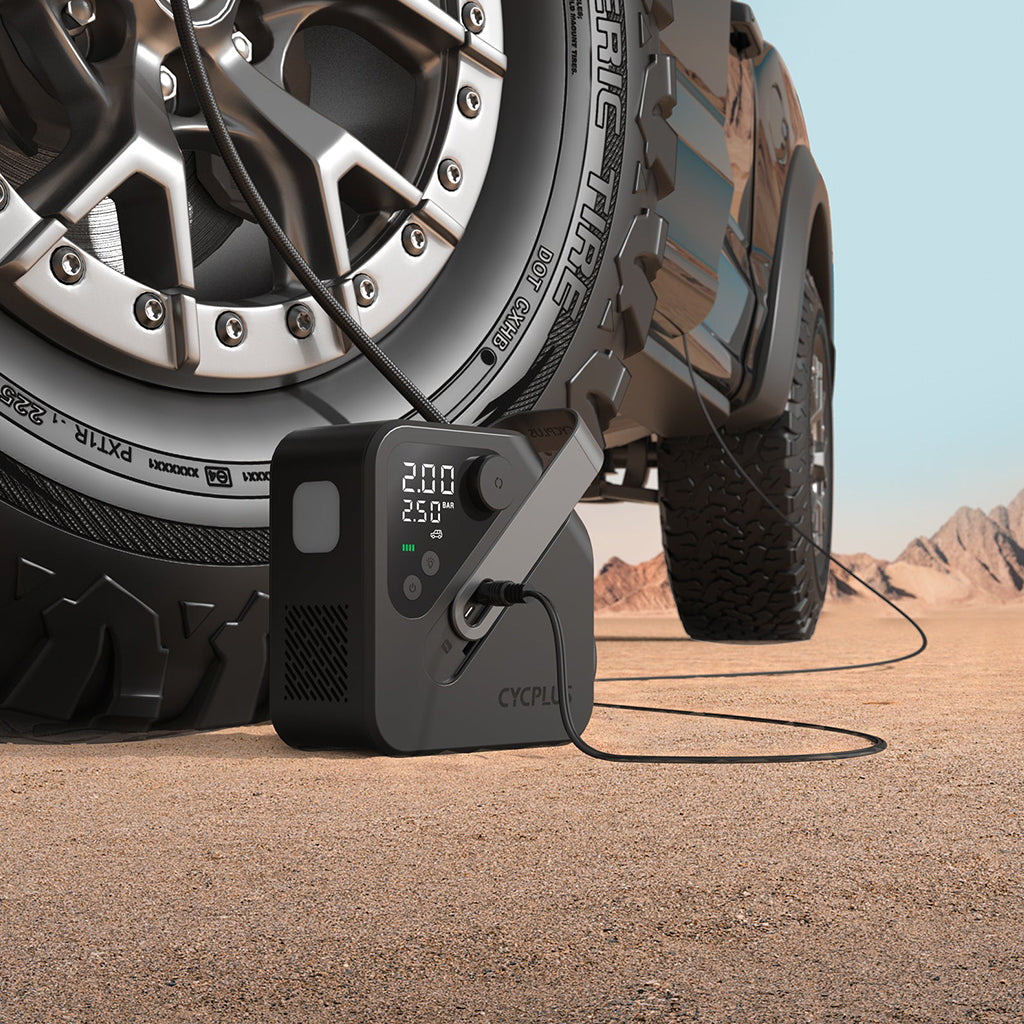 Cycplus AL7 fast electric pump for large capacity tires