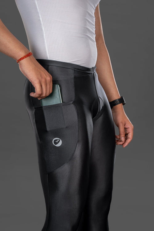 Apace Mens Cycling Full Tights Blade Black