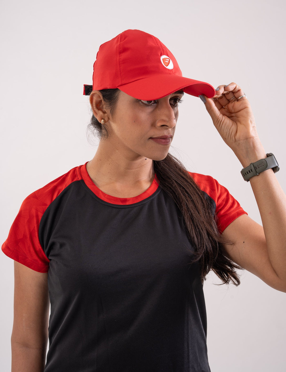 apace running-cap-streak-red-unisex