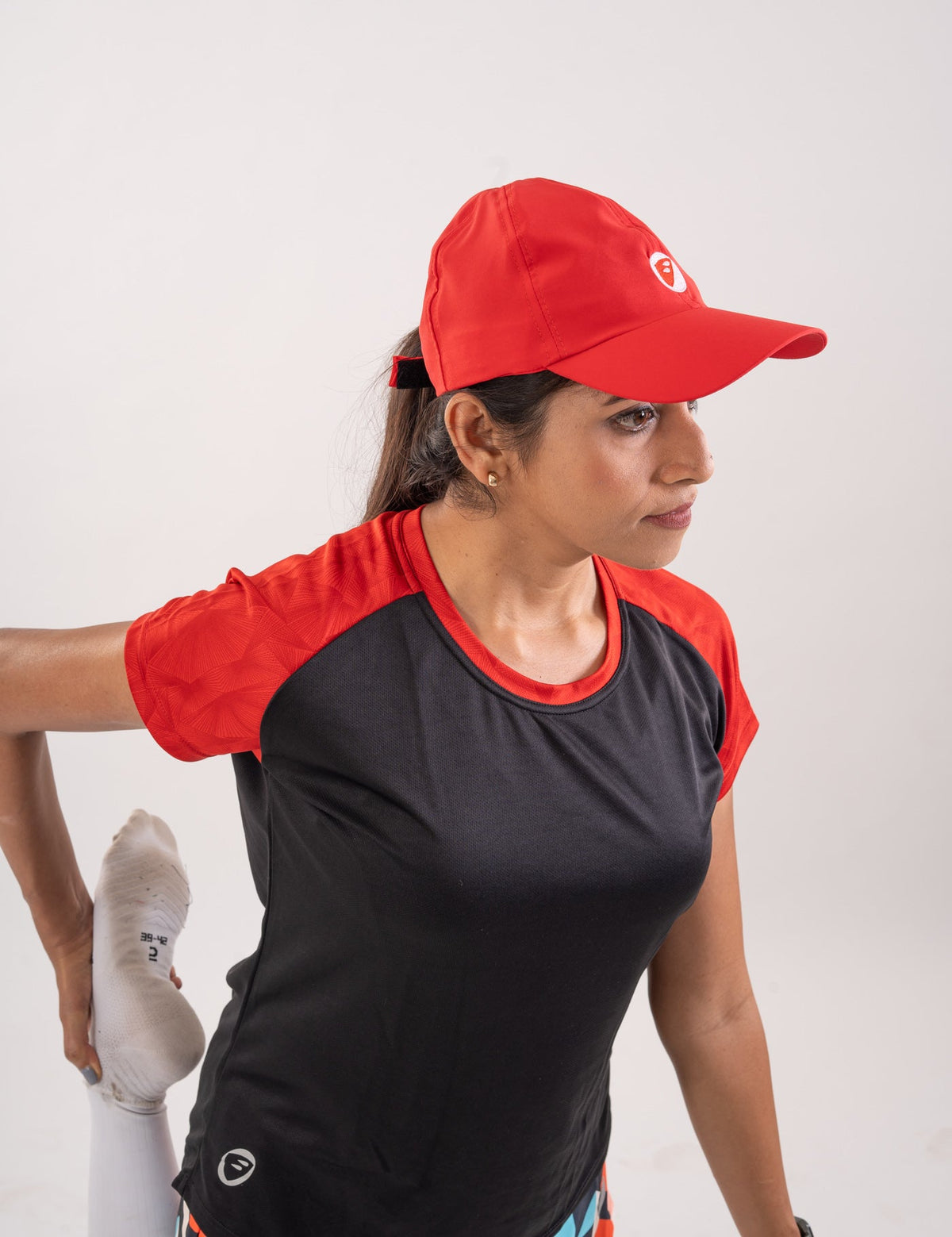 apace running-cap-streak-red-unisex