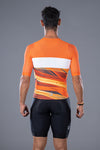 Men's Race fit Dust Storm Cycling Jersey backside view