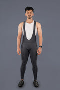 Apace Mens Cycling Bib Full Tights Gel Padded Nightrider