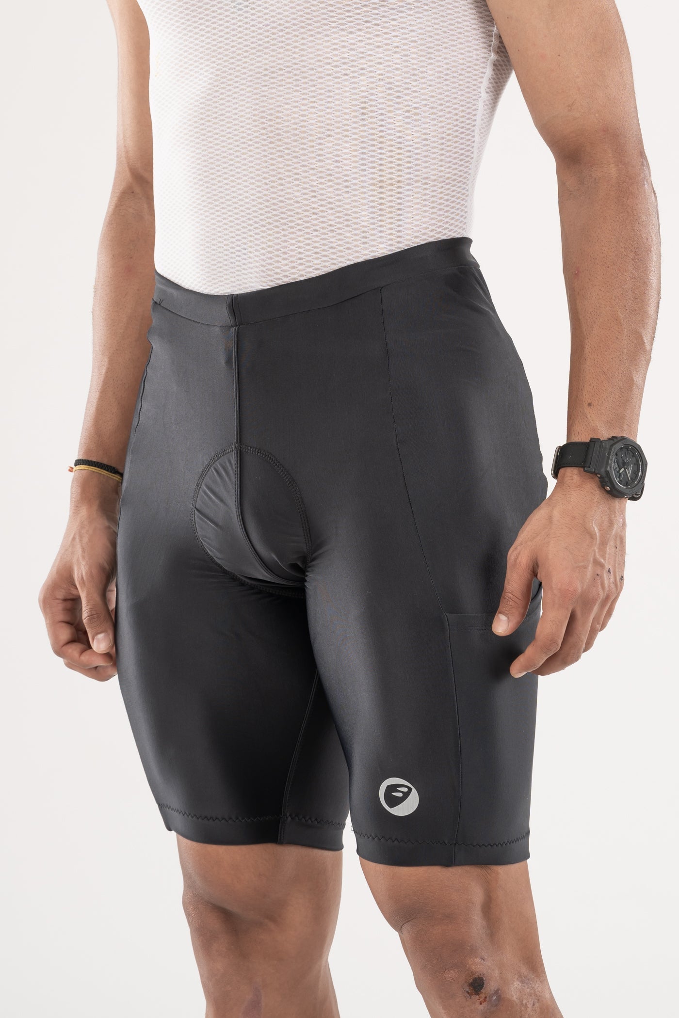 apace Mens Cycling  Bibless shorts  Evolve  Black