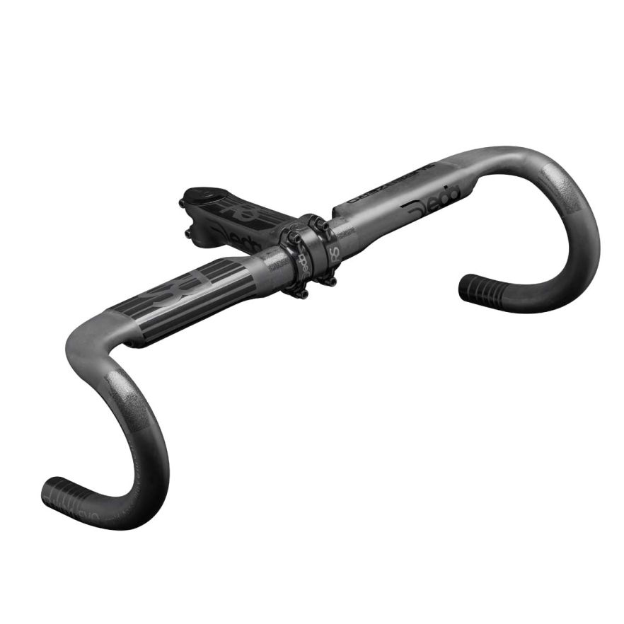 Compact drop Deda Superzero RS carbon handlebar for endurance cycling

