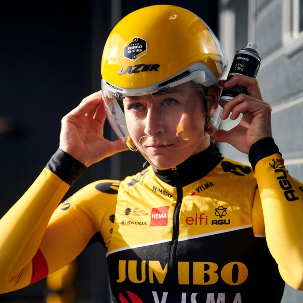 Dynamic Lens Love spray for helmets, goggles, and sunglasses

