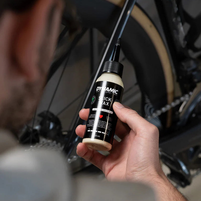 Dynamic Slick Wax keeps your drivetrain clean, smooth, and quiet with every ride.