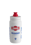 Elite Fly Alpecin Deceuninck 550ml water bottle, lightweight and designed for cycling.