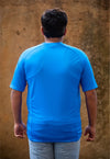 apace Mens Cycling T-shirt | Relax-fit | Freedom | Blue(Size-L)