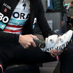 Dynamic Funky Feet Premium Shoe Spray (150ml), essential for keeping cycling footwear fresh and hygienic after rides.

