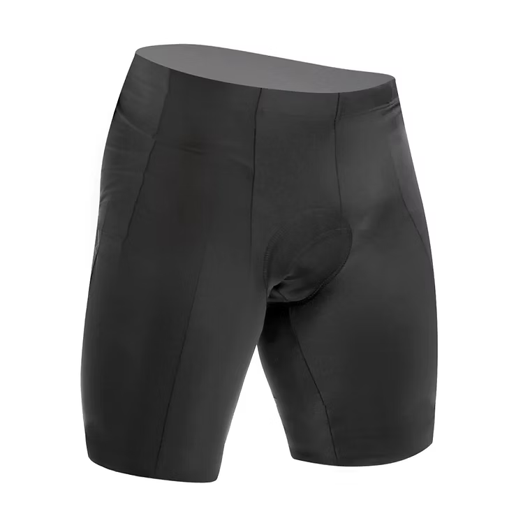 Black GIST padded cycling shorts for hot and humid weather