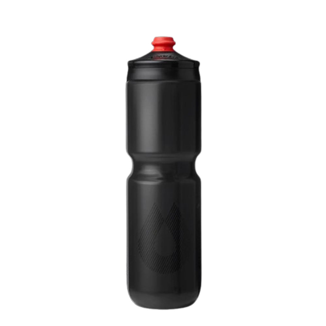 Hydrapak Breakaway Surge sports bottle side profile charcoal