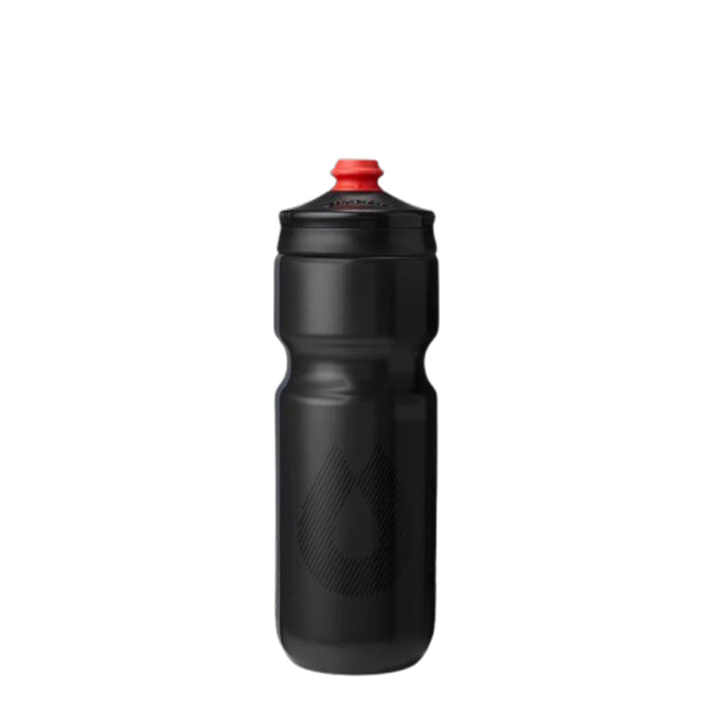 Hydrapak Breakaway Surge sports bottle side profile charcoal