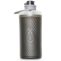 Hydrapak Flux 1L Flexible Bottle in Mammoth Grey – perfect for hiking and running

