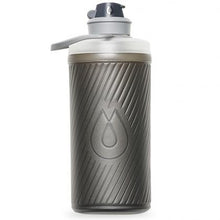 Hydrapak Flux 1L Flexible Bottle in Mammoth Grey – perfect for hiking and running

