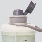 Close-up of the drinking mechanism on the Sutro Green Hydrapak Flux
