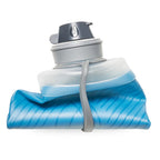 Folded and 
Lightweight: Tahoe Blue Hydrapak Flux 750ml.
