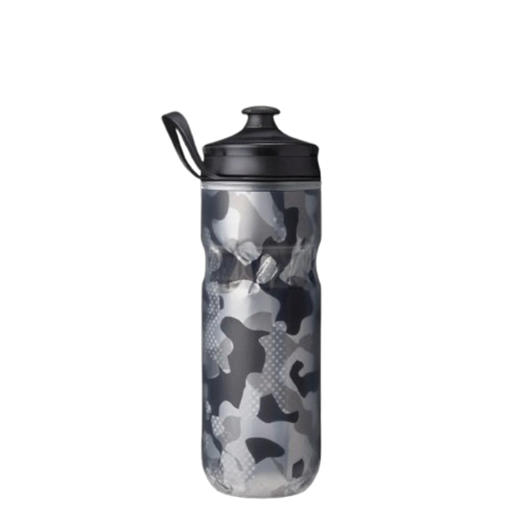 Hydrapak Contender insulated bike bottle in cage black