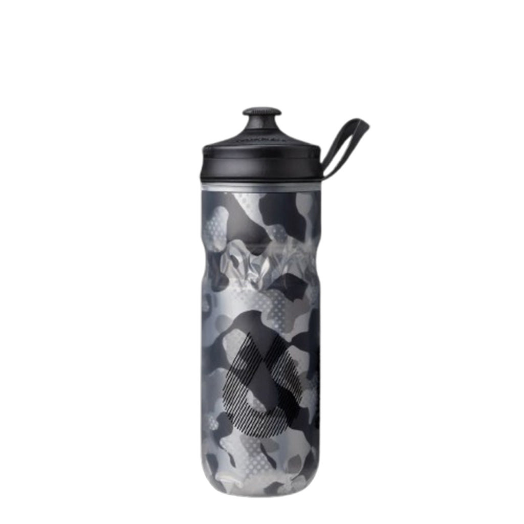 Hydrapak 600ml insulated hydration bottle matte black